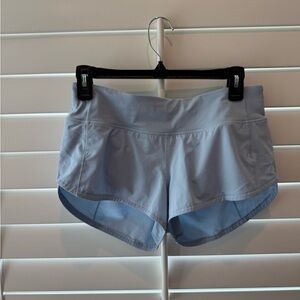 Lululemon Athletica Blue Athletic Shorts Moisture-Wicking Design